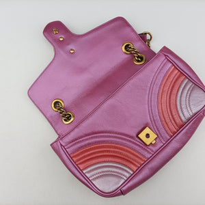 Pre-owned Gucci GG Marmont Multicolour Leather 443497 shoulderbag | stylenewstar