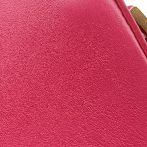 Pre-owned Yves Saint Laurent Y Ligne Rose Leather 311214 shoulderbag | stylenewstar