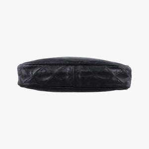 Pre-owned Chanel Matelasse With fringe Black lambskin shoulderbag | stylenewstar