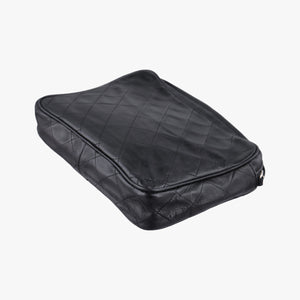 Pre-owned Chanel Matelasse With fringe Black lambskin shoulderbag | stylenewstar