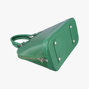 Pre-owned Louis Vuitton Alma PM Green Cloak epi M40618 handbag | stylenewstar