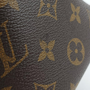Pre-owned Louis Vuitton RETIRO PM brown×CERISE Monogram Canvas×calf leather M40546 shoulderbag | stylenewstar