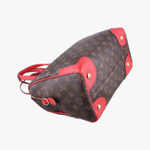 Pre-owned Louis Vuitton RETIRO PM brown×CERISE Monogram Canvas×calf leather M40546 shoulderbag | stylenewstar