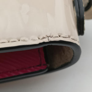 Pre-owned Louis Vuitton Spring Street PM Creme×Rose Vernis M90454 shoulderbag | stylenewstar