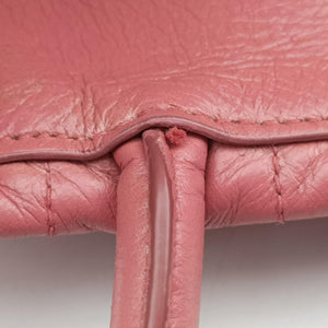 Pre-owned Miu Miu Matelasse Pink Leather shoulderbag | stylenewstar