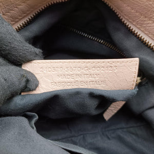 Pre-owned Balenciaga Giant City Pink lambskin shoulderbag | stylenewstar