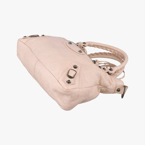Pre-owned Balenciaga Giant City Pink lambskin shoulderbag | stylenewstar