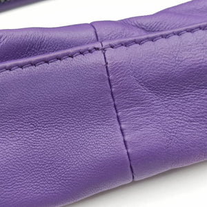Secondhand Bottega Veneta Intrecciato Purple lambskin shoulderbag | stylenewstar