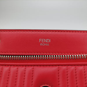 Vintage Fendi Dotcom Click Small Red Leather 8BN299 shoulderbag | stylenewstar