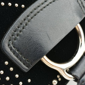 Vintage Miu Miu Dahlia Black velvet shoulderbag | stylenewstar