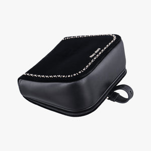 Vintage Miu Miu Dahlia Black velvet shoulderbag | stylenewstar