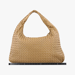 Pre-owned Bottega Veneta Intrecciato Beige lambskin shoulderbag | stylenewstar