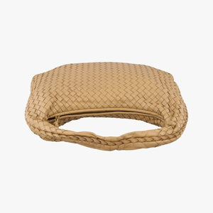 Pre-owned Bottega Veneta Intrecciato Beige lambskin shoulderbag | stylenewstar