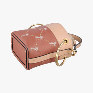 Vintage Chloe Roy Brown×Beige Leather shoulderbag | stylenewstar