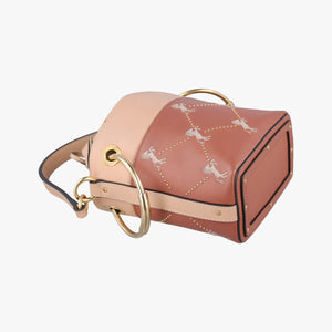 Vintage Chloe Roy Brown×Beige Leather shoulderbag | stylenewstar