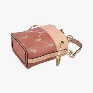 Vintage Chloe Roy Brown×Beige Leather shoulderbag | stylenewstar