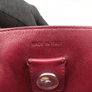 Secondhand Christian Dior Diorissimo Pink×gray Leather shoulderbag | stylenewstar