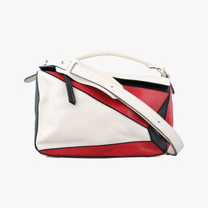 Vintage Loewe Puzzle Multicolour Leather shoulderbag | stylenewstar