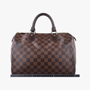 Pre-owned Louis Vuitton SPEEDY30 EBENE Damier Canvas N41531 handbag | stylenewstar