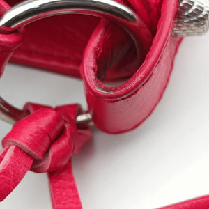 Pre-owned Balenciaga The Giant Hip Red lambskin shoulderbag | stylenewstar