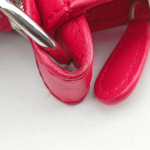 Pre-owned Balenciaga The Giant Hip Red lambskin shoulderbag | stylenewstar