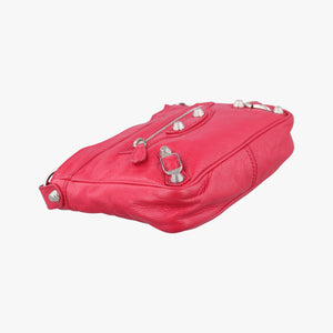 Pre-owned Balenciaga The Giant Hip Red lambskin shoulderbag | stylenewstar