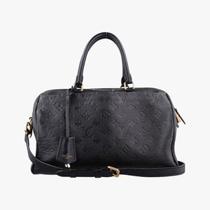 Vintage Louis Vuitton Speedy Bandouliere 30 NM Noir Monogram Empreinte M42406 shoulderbag | stylenewstar
