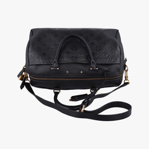 Vintage Louis Vuitton Speedy Bandouliere 30 NM Noir Monogram Empreinte M42406 shoulderbag | stylenewstar