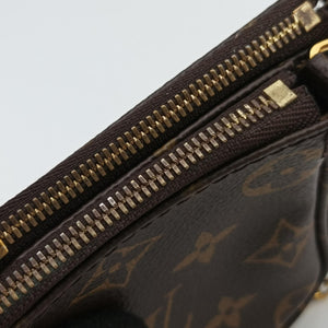 Vintage Louis Vuitton Multi Pochette Accessoir brown×khaki Monogram Canvas M44813 shoulderbag | stylenewstar