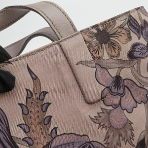 Pre-owned Gucci Floral Tote Purple canvas 341739 handbag | stylenewstar
