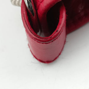 Pre-owned Balenciaga Pompon Red Leather shoulderbag | stylenewstar