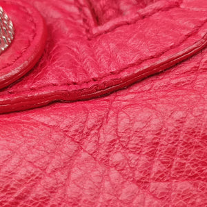Pre-owned Balenciaga Pompon Red Leather shoulderbag | stylenewstar
