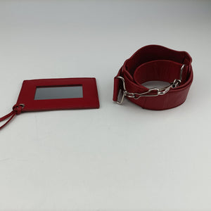 Pre-owned Balenciaga Pompon Red Leather shoulderbag | stylenewstar