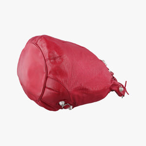 Pre-owned Balenciaga Pompon Red Leather shoulderbag | stylenewstar