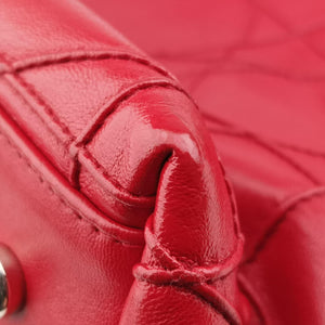 Pre-owned Christian Dior Granville Red lambskin shoulderbag | stylenewstar