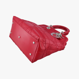 Pre-owned Christian Dior Granville Red lambskin shoulderbag | stylenewstar