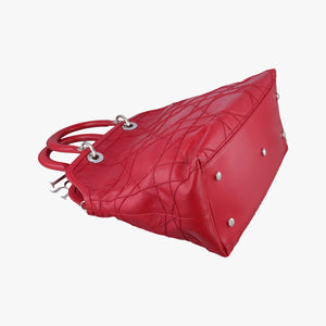 Pre-owned Christian Dior Granville Red lambskin shoulderbag | stylenewstar