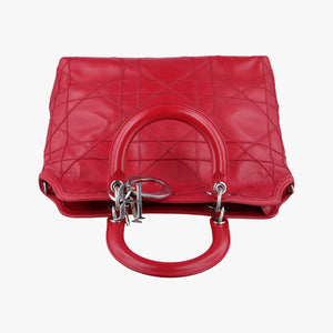 Pre-owned Christian Dior Granville Red lambskin shoulderbag | stylenewstar