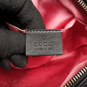 Vintage Gucci GG Marmont Black×white Leather 448065 shoulderbag | stylenewstar