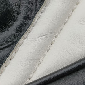 Vintage Gucci GG Marmont Black×white Leather 448065 shoulderbag | stylenewstar