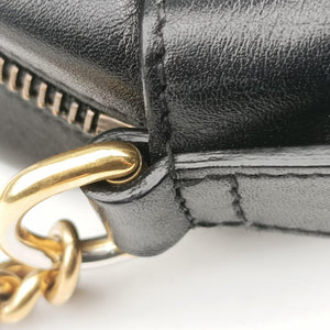 Vintage Gucci GG Marmont Black×white Leather 448065 shoulderbag | stylenewstar