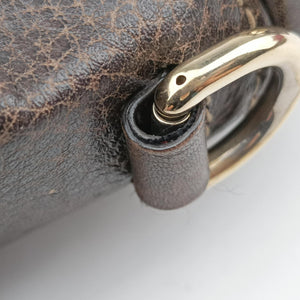 Secondhand Gucci New Jackie Beige x Brown canvas×leather 218491 shoulderbag | stylenewstar