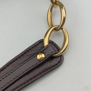 Secondhand Christian Dior Soft Lady Dior Intrecciato Tote Burgundy lambskin handbag | stylenewstar