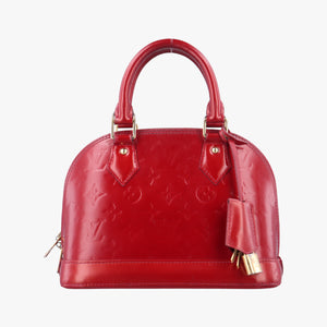 Vintage Louis Vuitton Alma BB CERISE Vernis M90174 handbag | stylenewstar