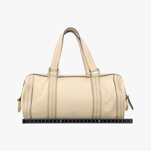Pre-owned Gucci Hysteria Boston White Leather 181485 handbag | stylenewstar