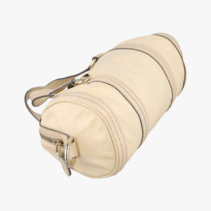 Pre-owned Gucci Hysteria Boston White Leather 181485 handbag | stylenewstar