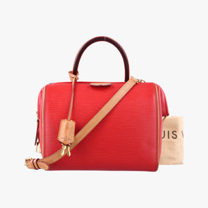 Pre-owned Louis Vuitton Dock PM Red epi M93246 shoulderbag | stylenewstar