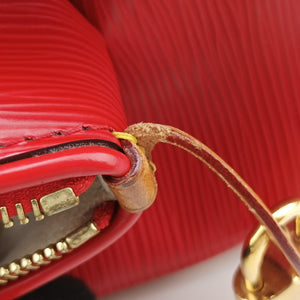 Pre-owned Louis Vuitton Dock PM Red epi M93246 shoulderbag | stylenewstar