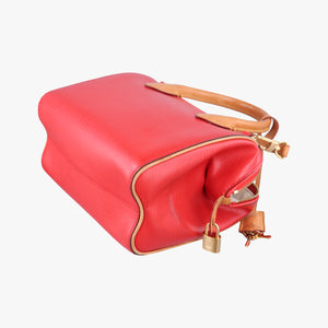Pre-owned Louis Vuitton Dock PM Red epi M93246 shoulderbag | stylenewstar