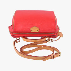 Pre-owned Louis Vuitton Dock PM Red epi M93246 shoulderbag | stylenewstar